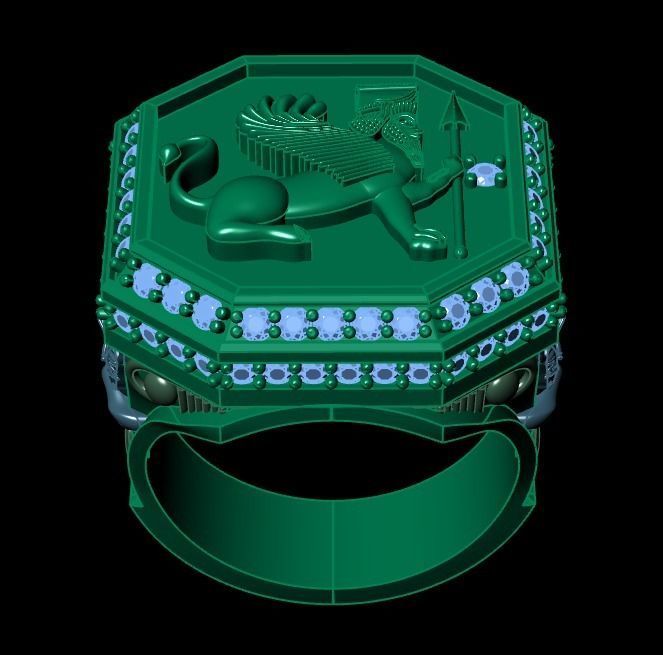 Ring  Ancient 3D print model_15