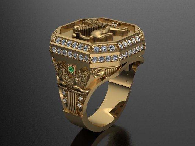 Ring  Ancient 3D print model_16