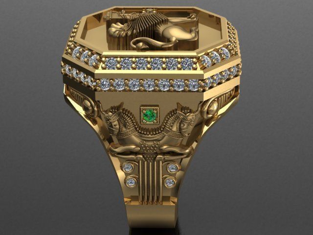 Ring  Ancient 3D print model_14