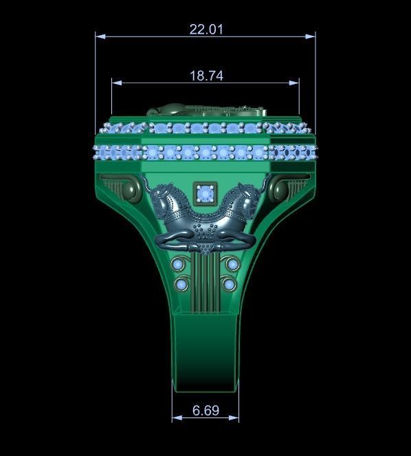 Ring  Ancient 3D print model_11