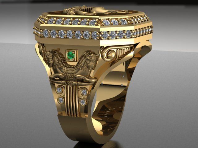 Ring  Ancient 3D print model_18