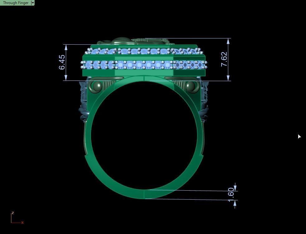 Ring  Ancient 3D print model_9