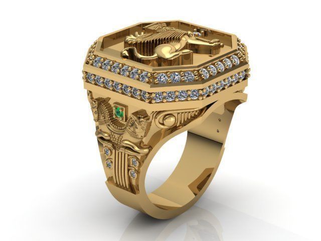 Ring  Ancient 3D print model_7