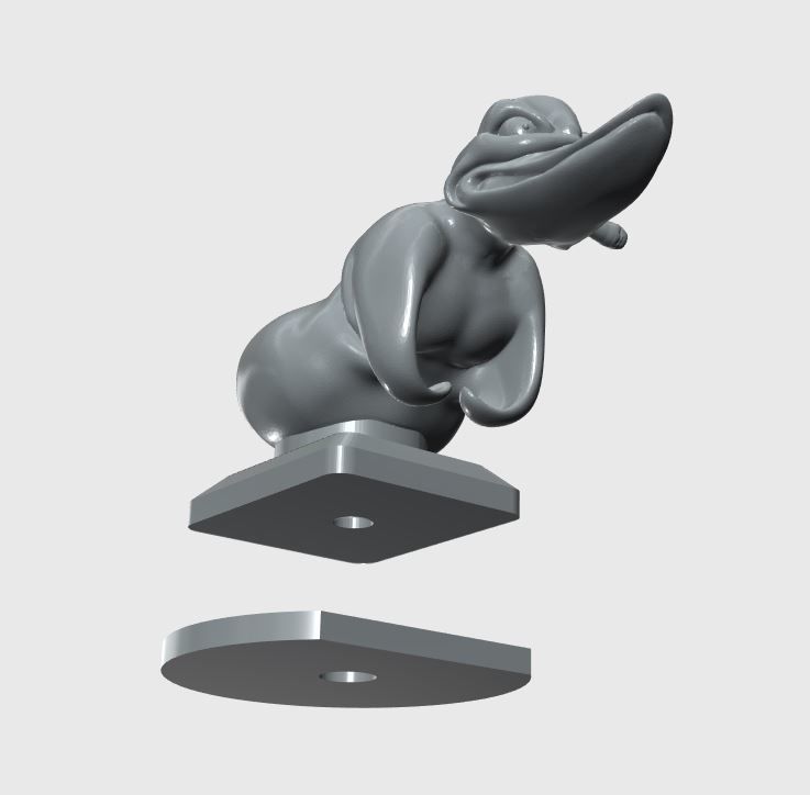 Convoy Duck Proof of death movie symbol 3D print model_4