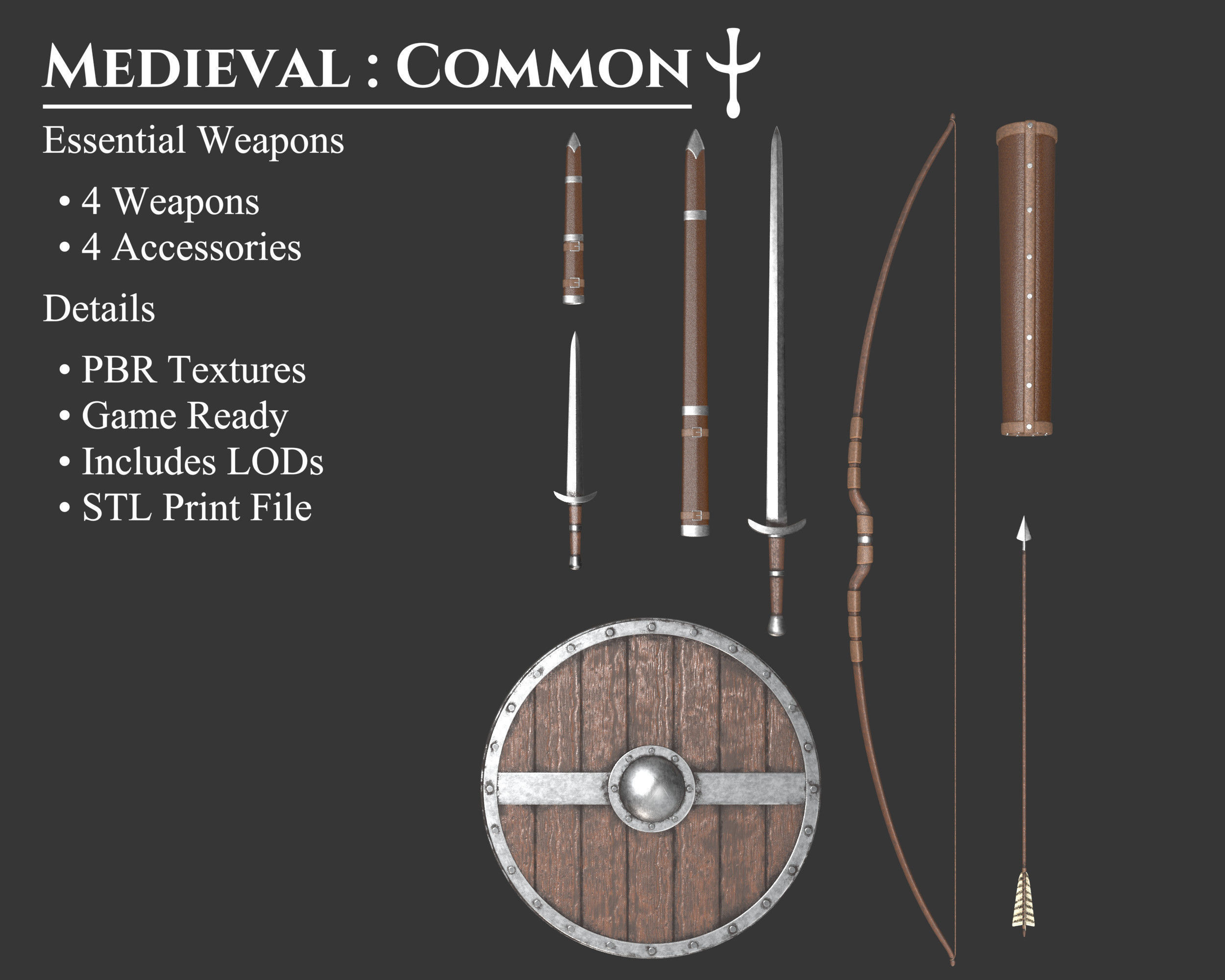 Medieval Collection Common Essential Weapons _1