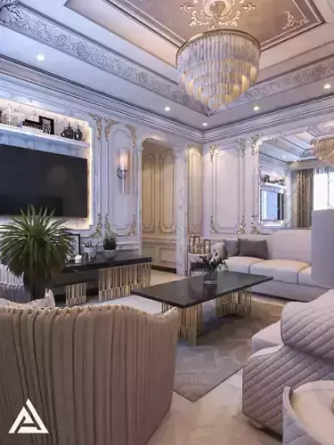 Neo classic living room