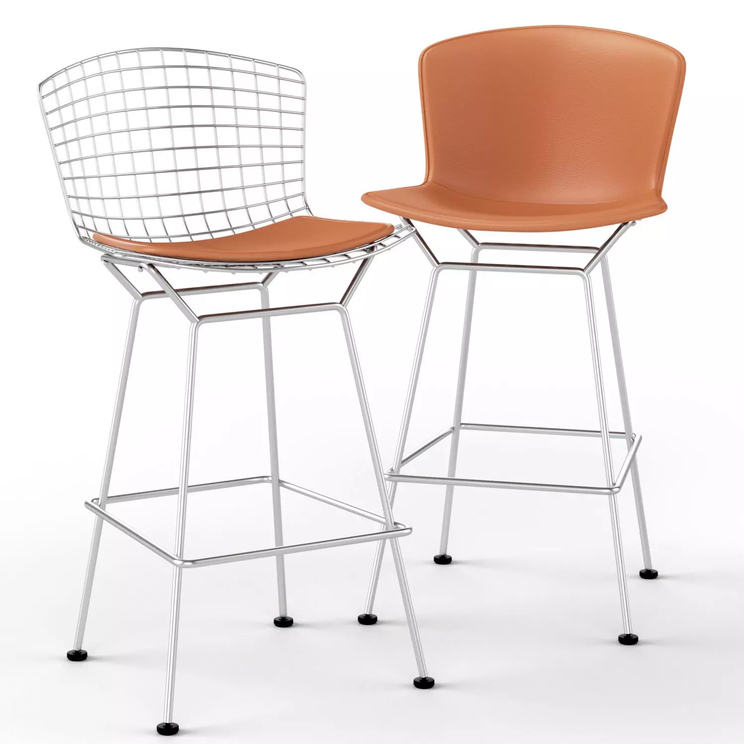 Bertoia Barstool 3D model_0