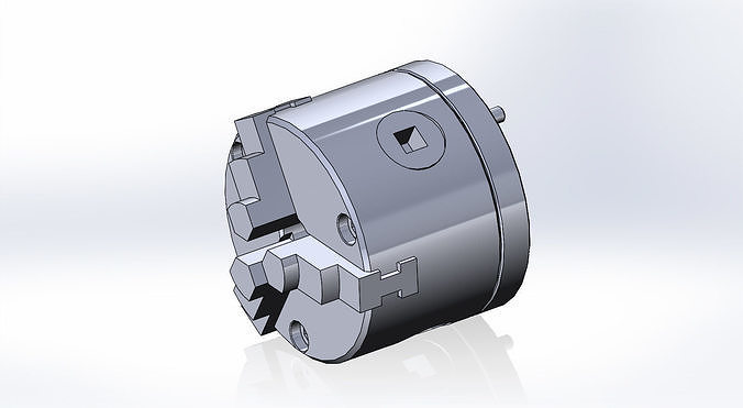 3 JAW CHUCK  Free 3D model