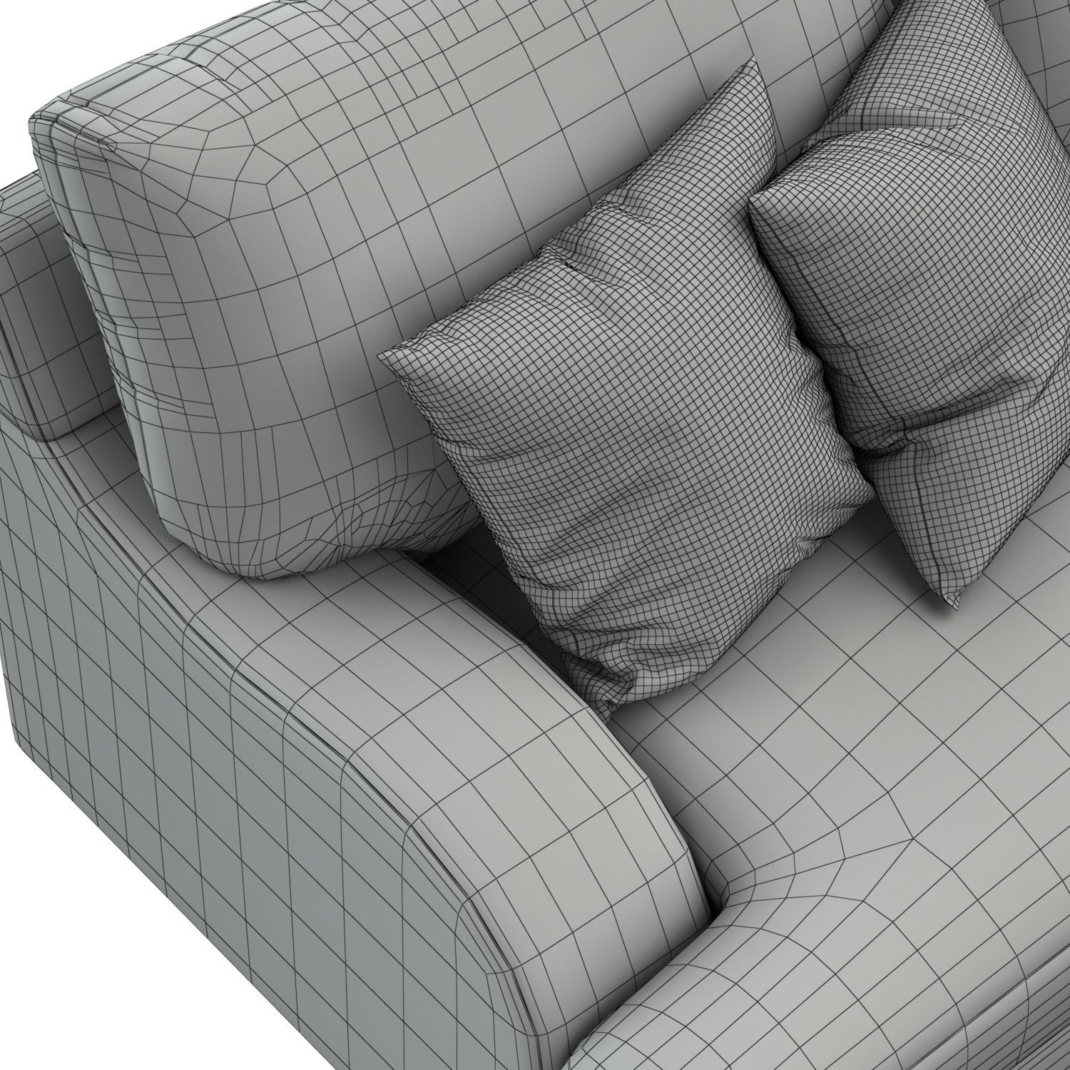 Sierra Foam Sofa 3D model_4