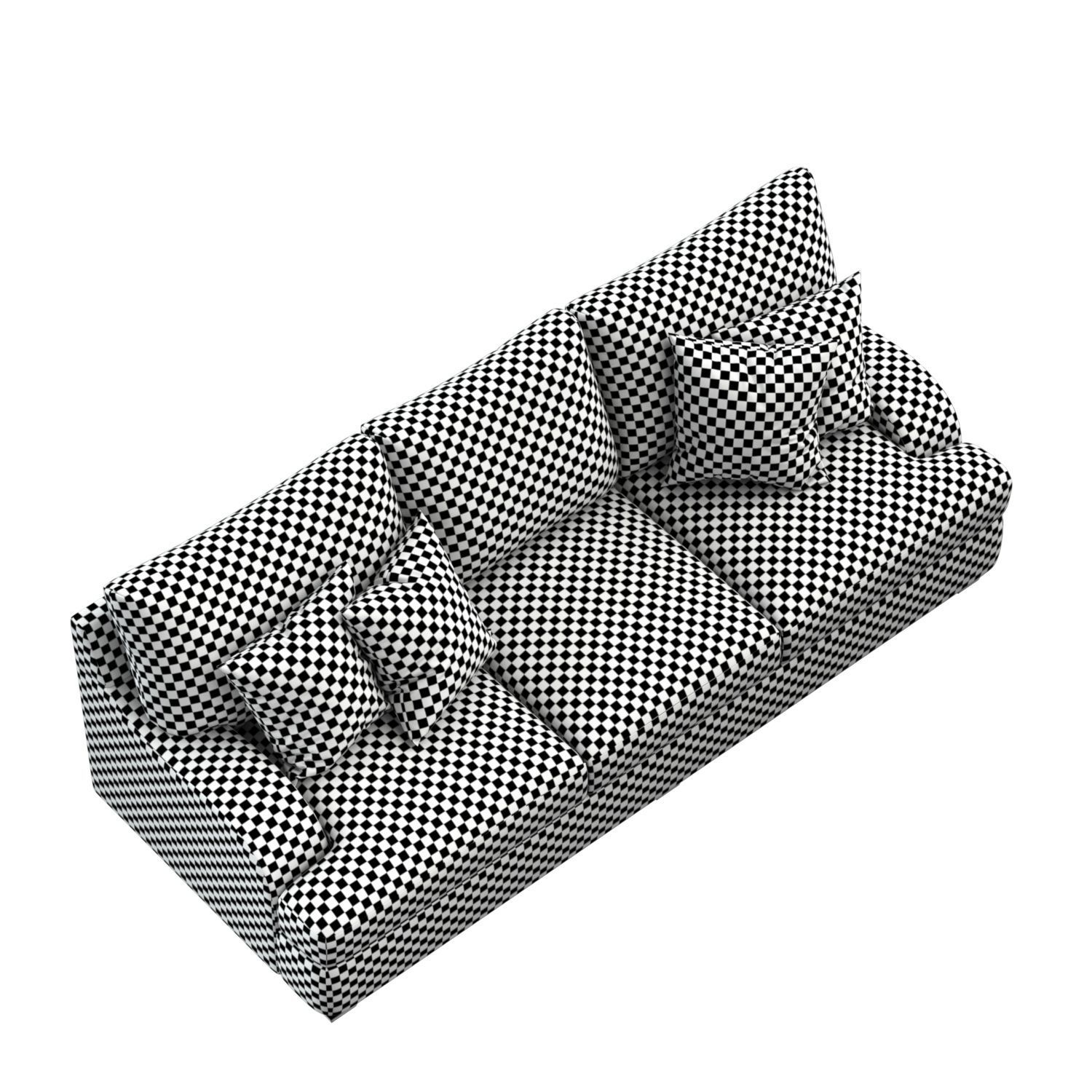 Sierra Foam Sofa 3D model_3