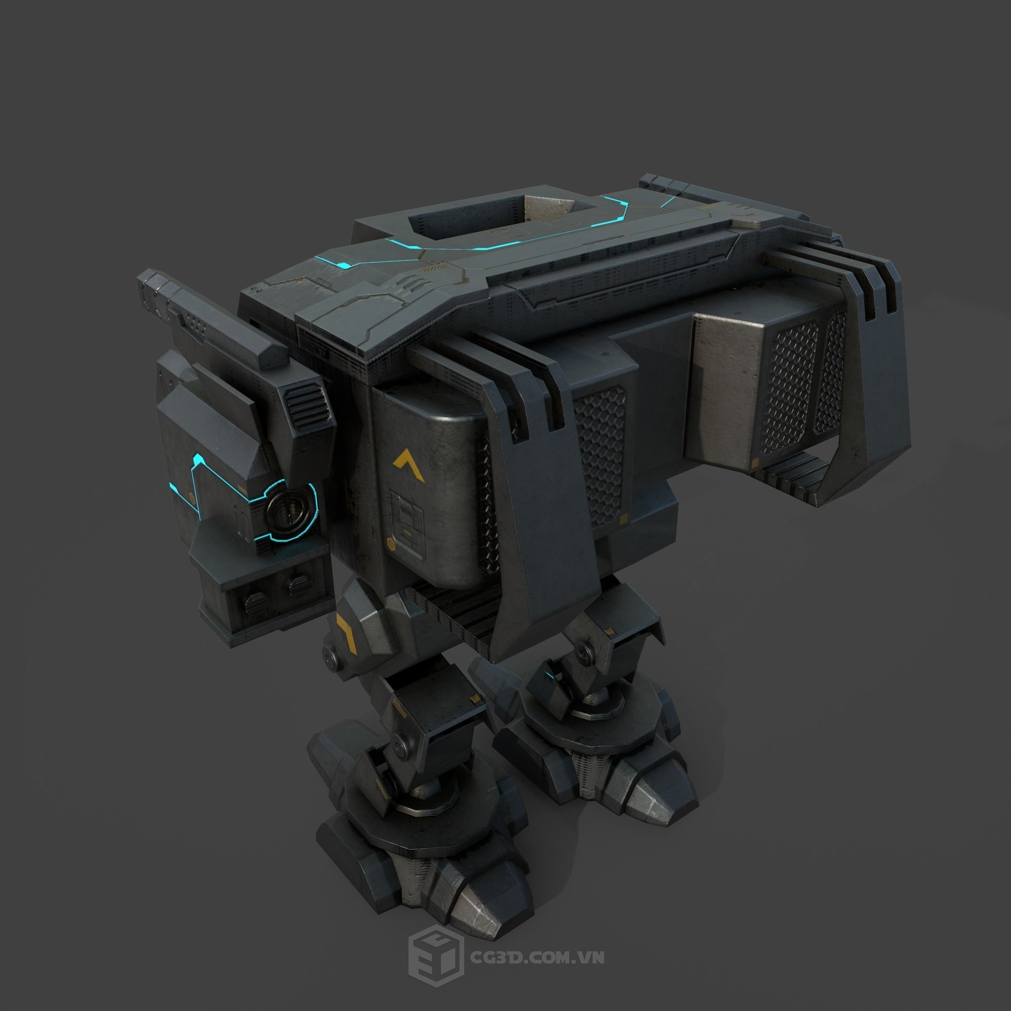 Robo Mech 3D model_4