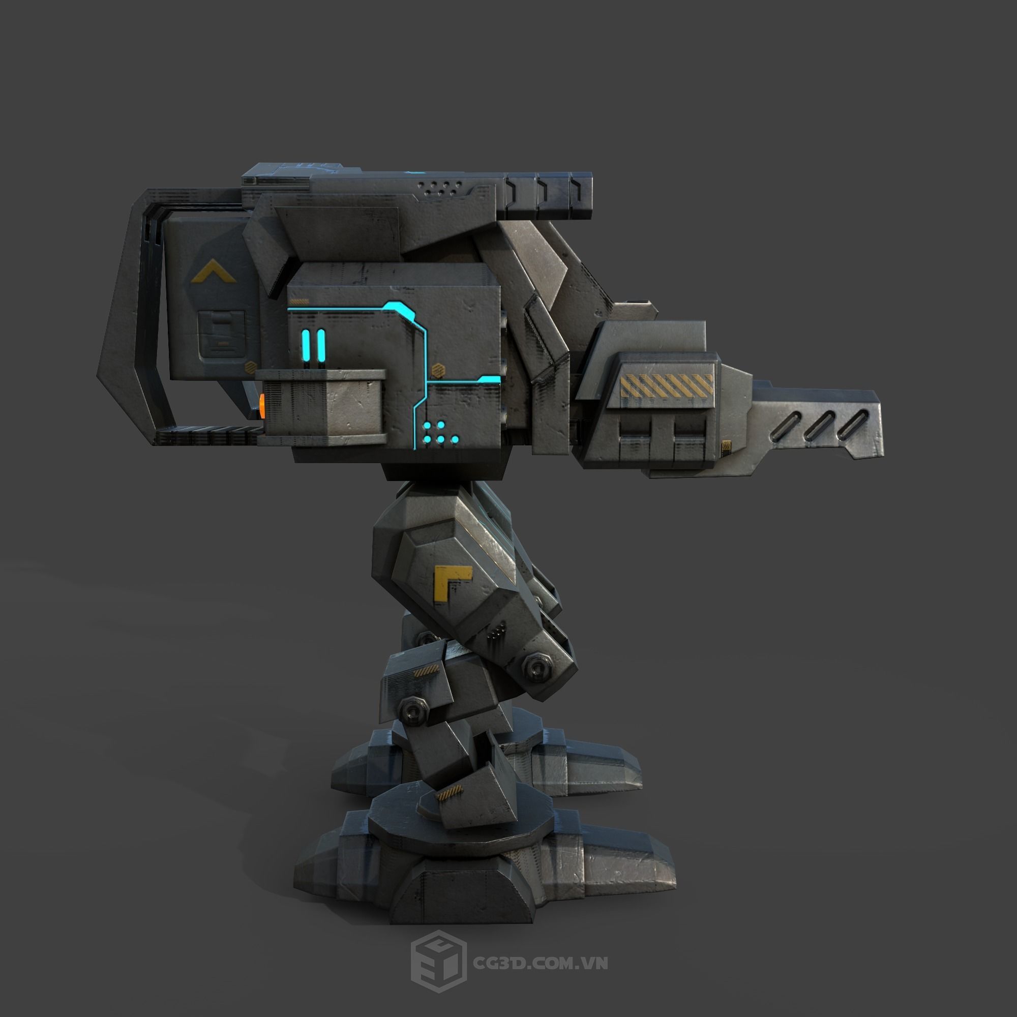 Robo Mech 3D model_2