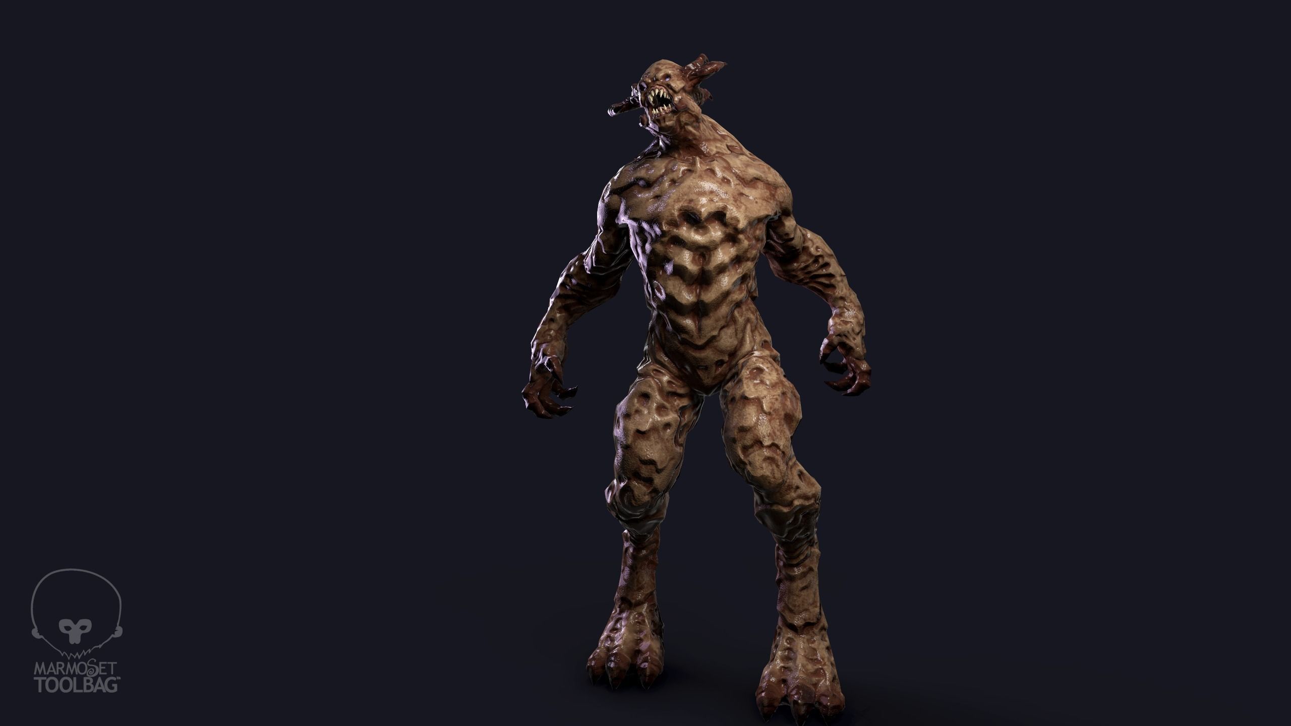 Alpha Demon - Game Ready Low-poly 3D model_22