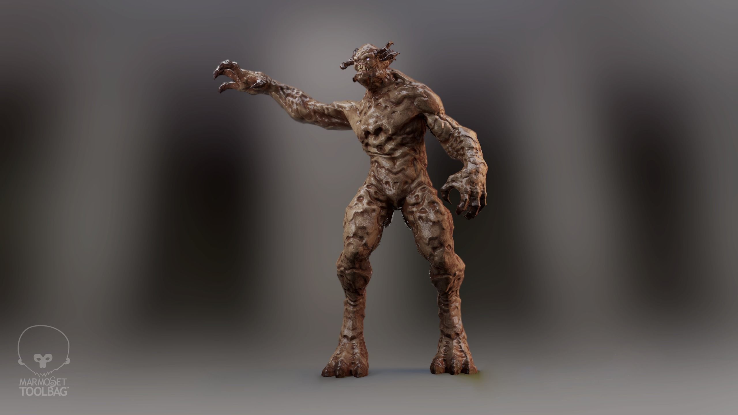 Alpha Demon - Game Ready Low-poly 3D model_10