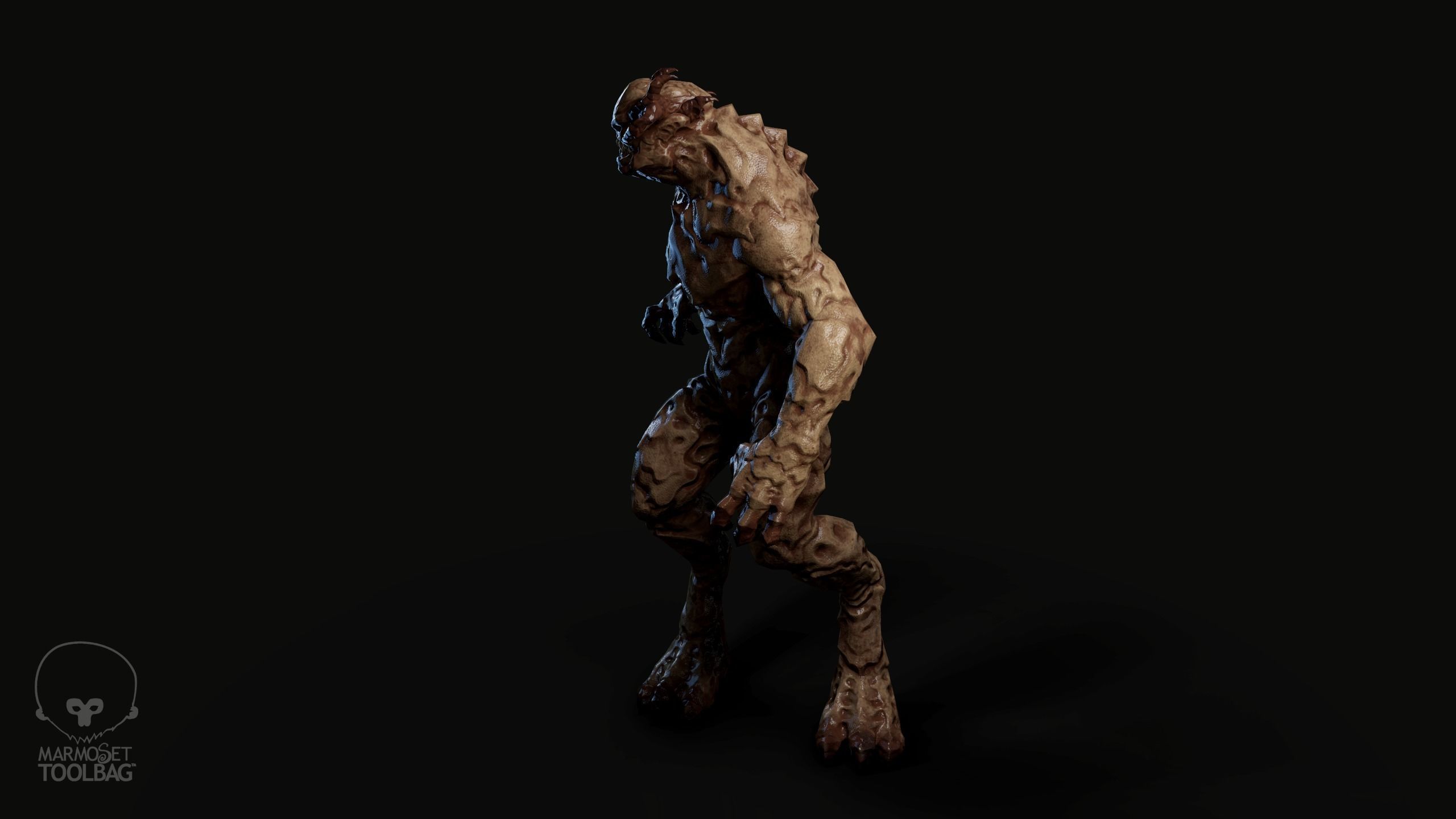 Alpha Demon - Game Ready Low-poly 3D model_20