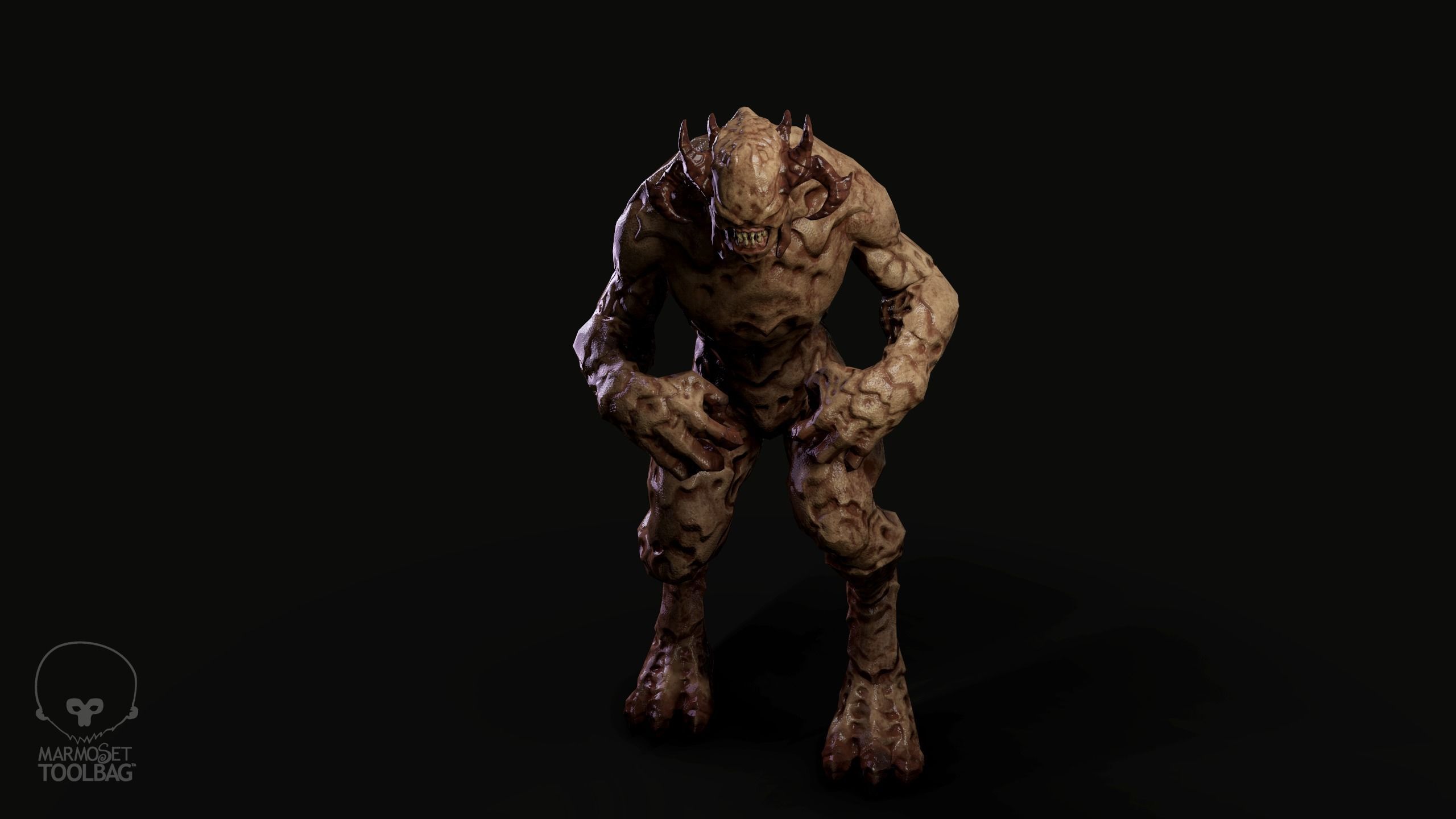 Alpha Demon - Game Ready Low-poly 3D model_9