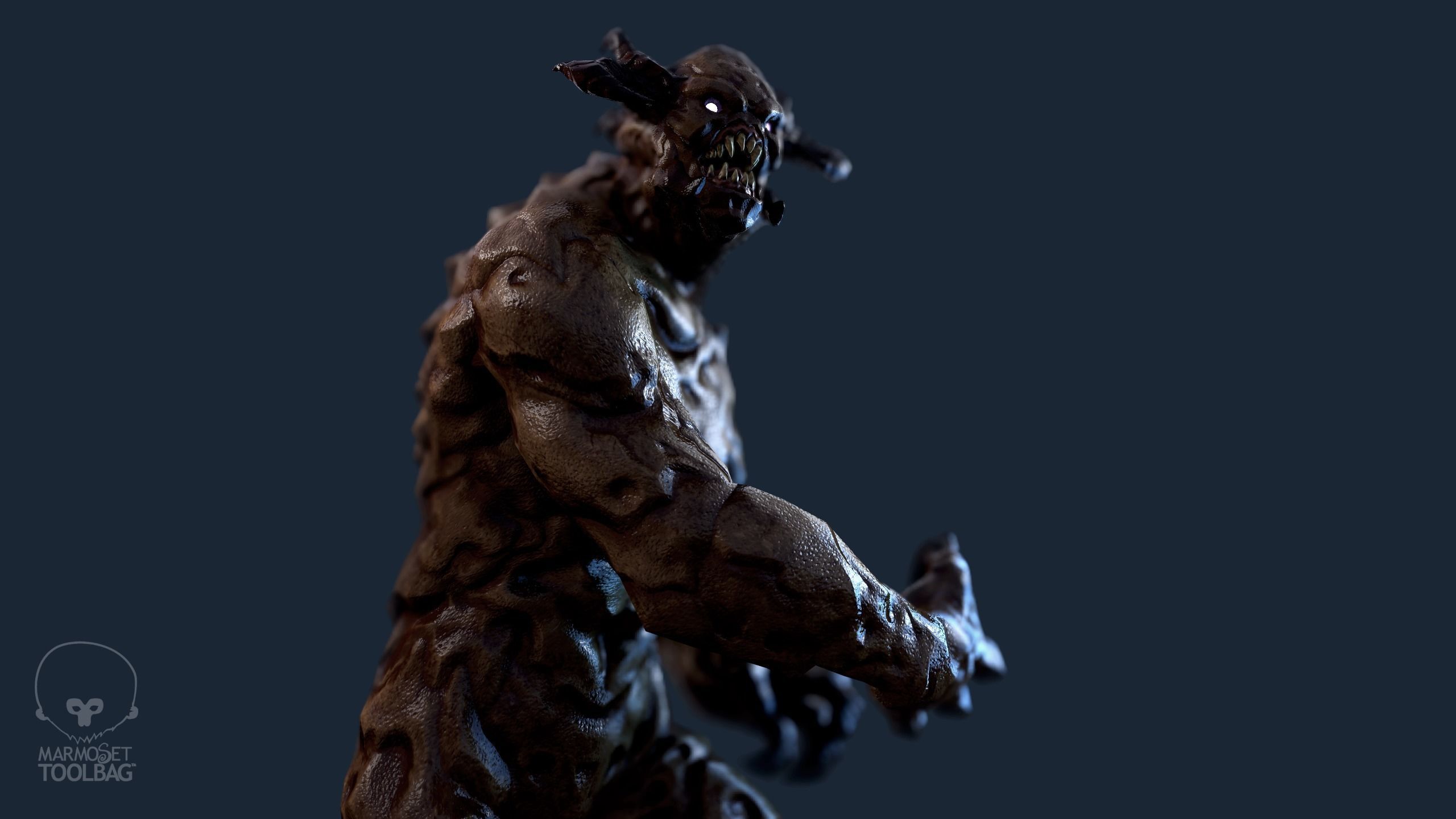 Alpha Demon - Game Ready Low-poly 3D model_3