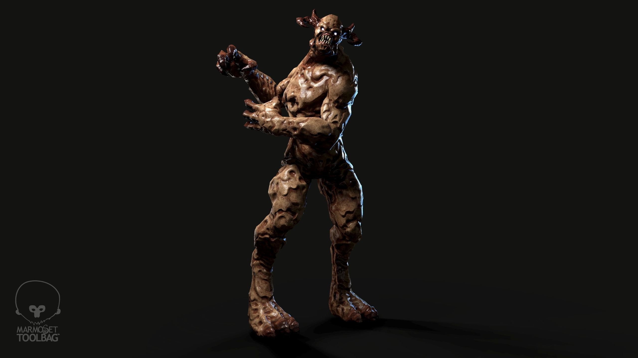 Alpha Demon - Game Ready Low-poly 3D model_12