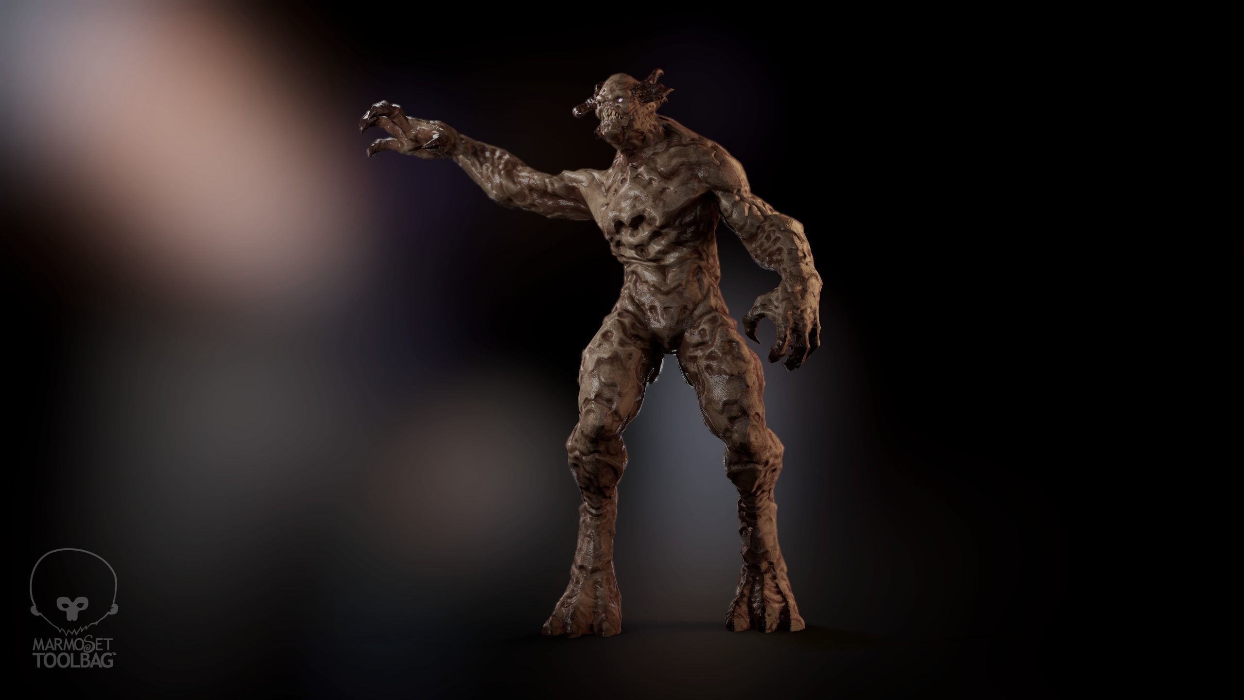 Alpha Demon - Game Ready Low-poly 3D model_37