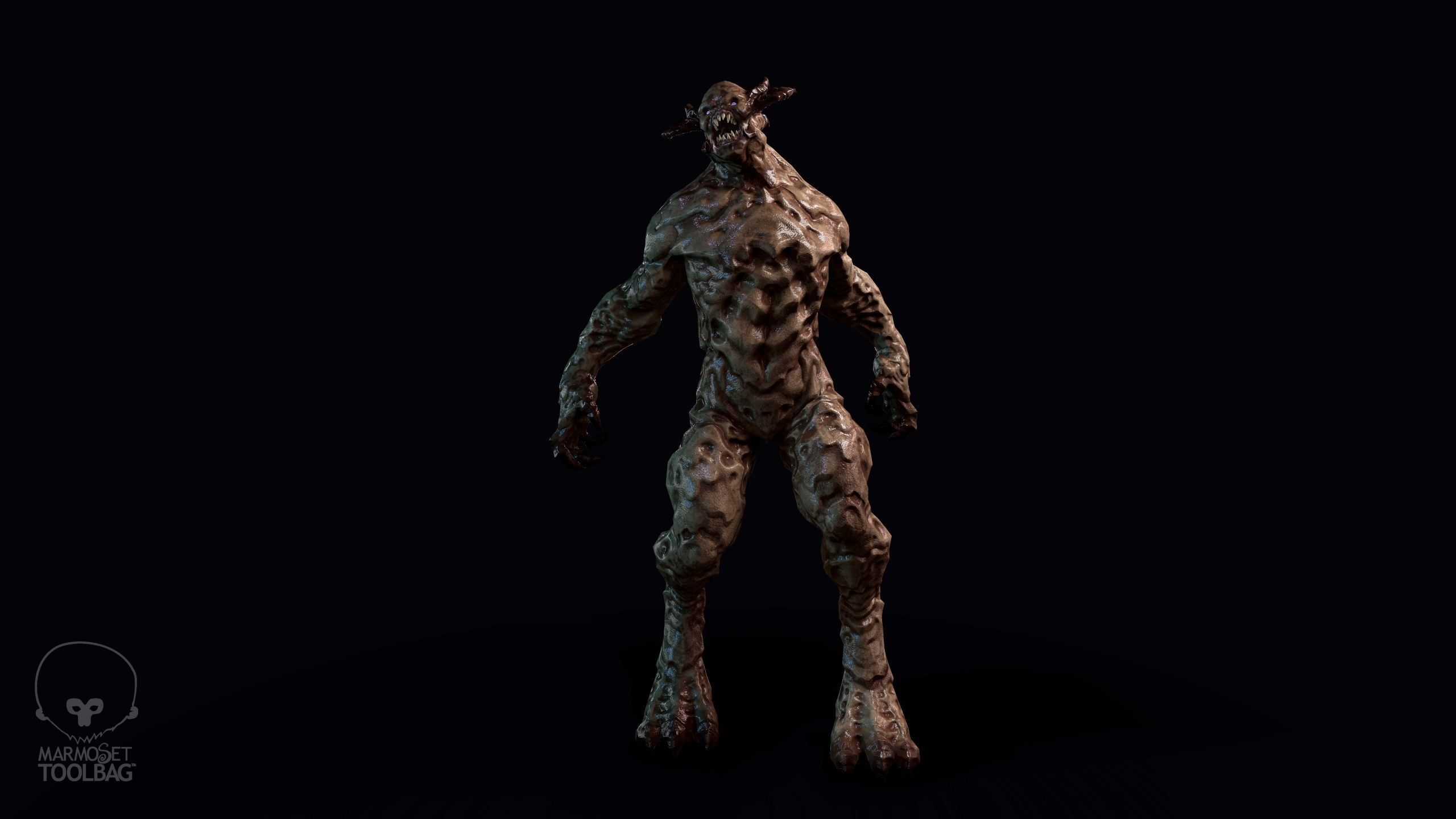 Alpha Demon - Game Ready Low-poly 3D model_21