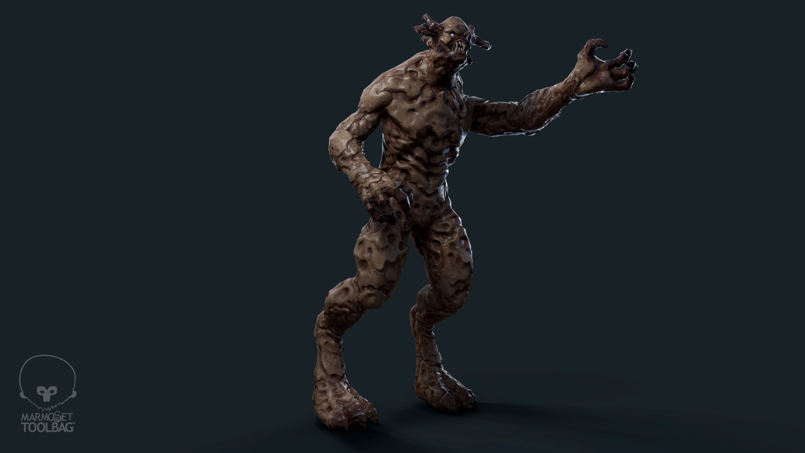 Alpha Demon - Game Ready Low-poly 3D model_16