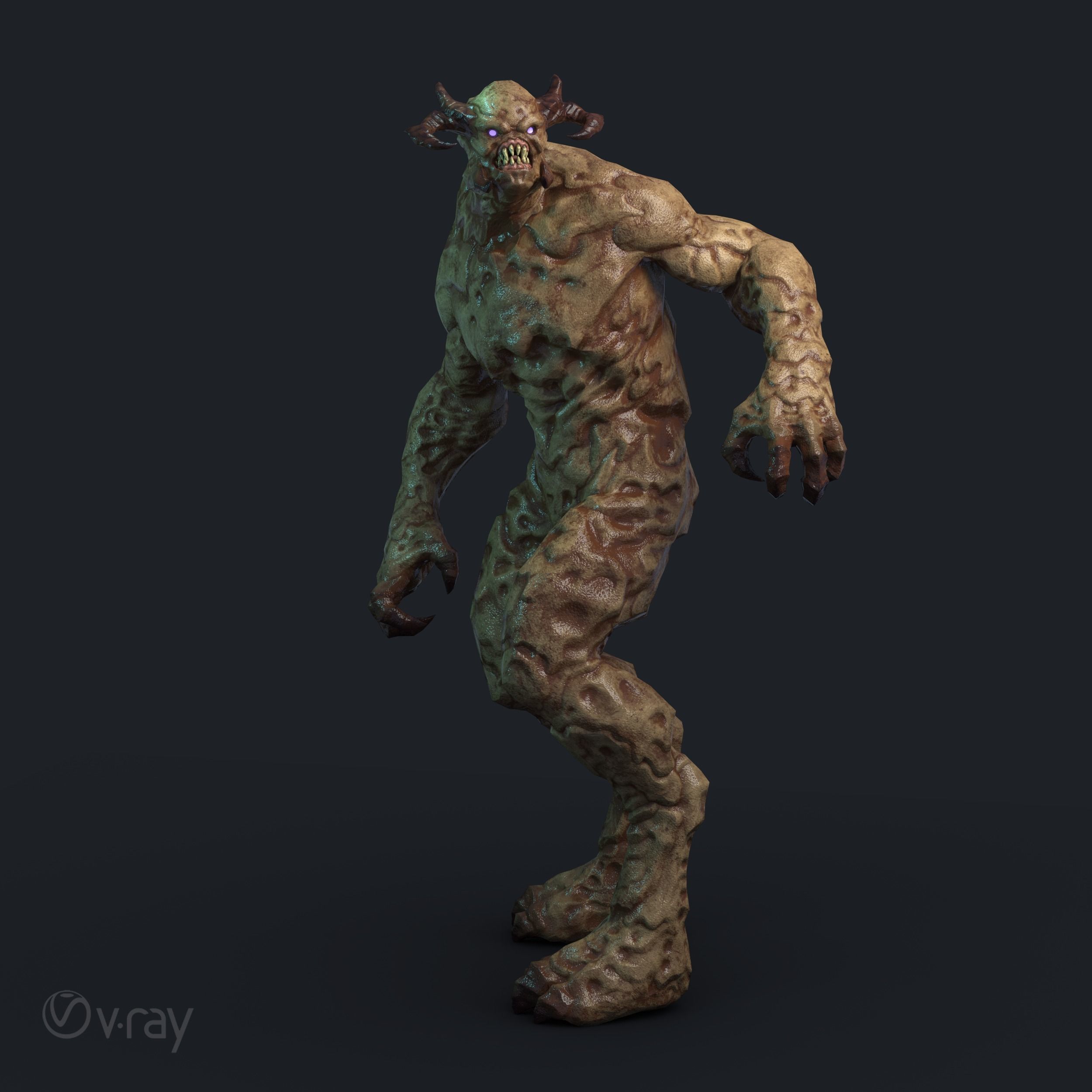Alpha Demon - Game Ready Low-poly 3D model_28