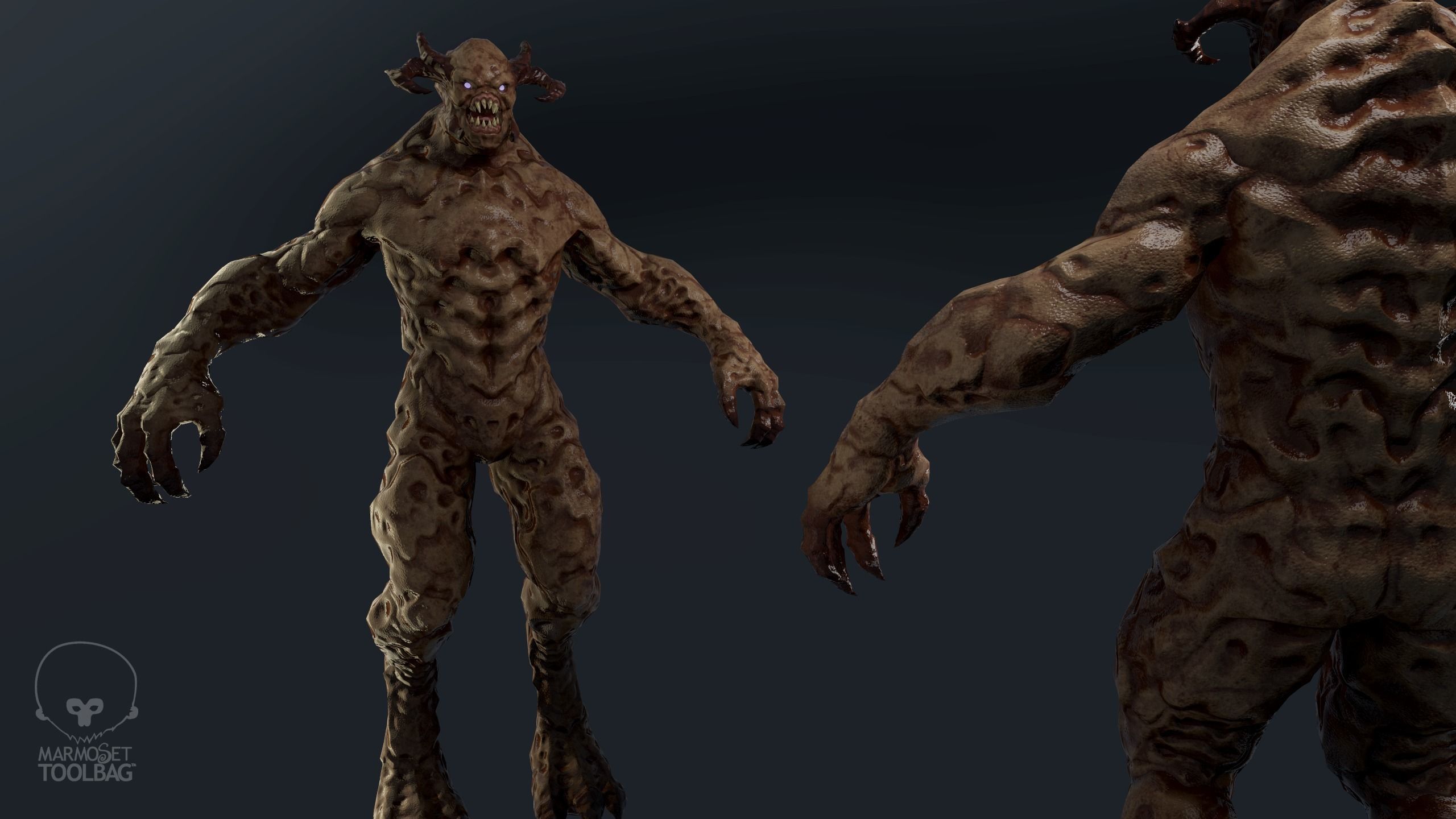 Alpha Demon - Game Ready Low-poly 3D model_26