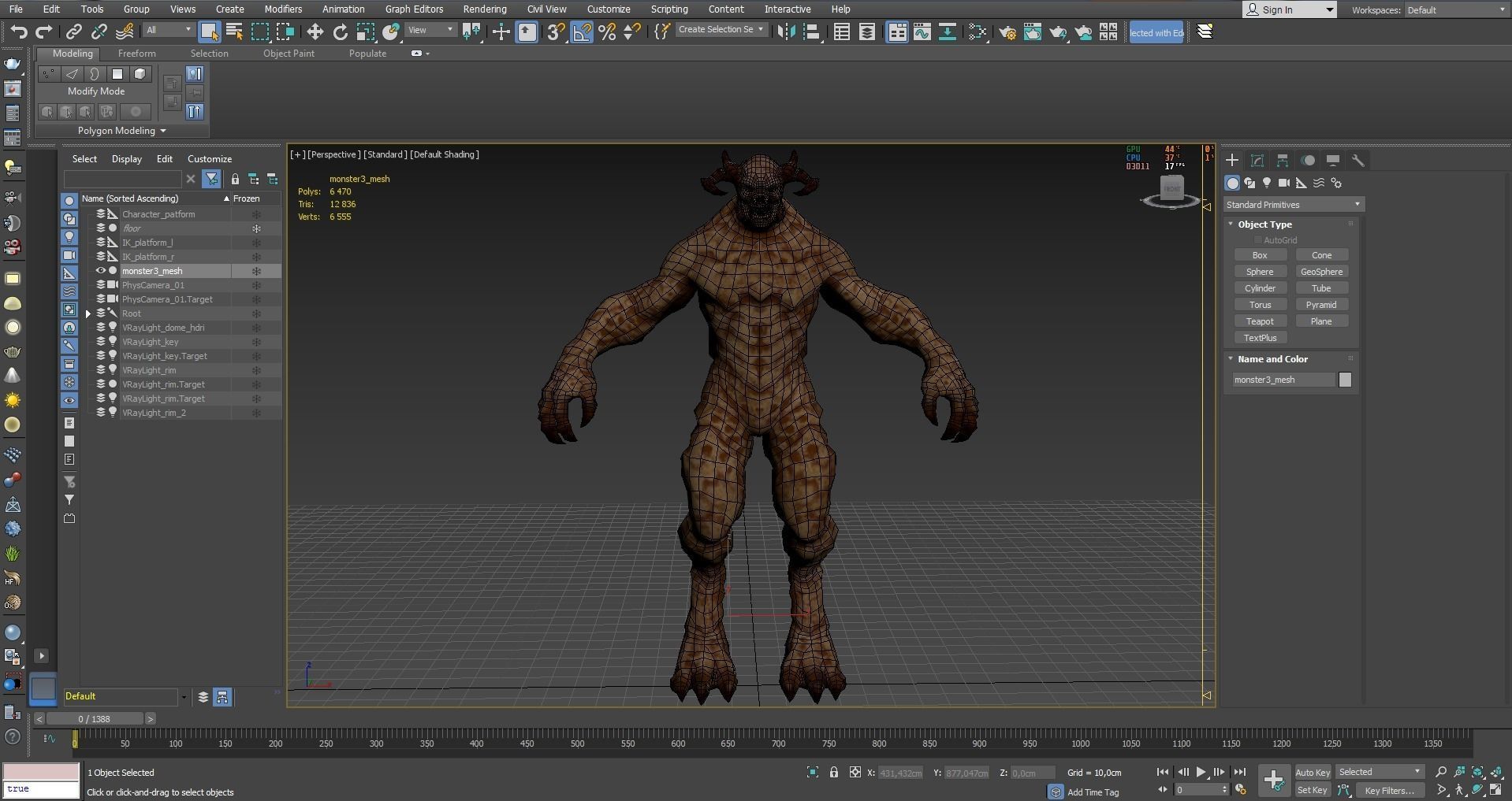 Alpha Demon - Game Ready Low-poly 3D model_31