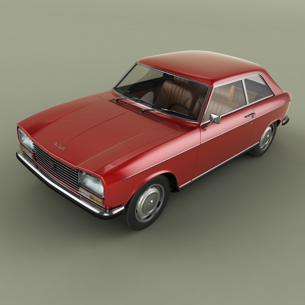 Peugeot 304 Coupe 3D model_5