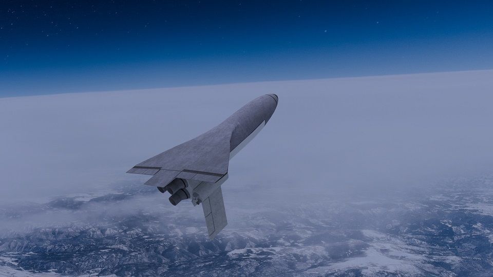 NASA Aircraft Low-poly 3D model_8