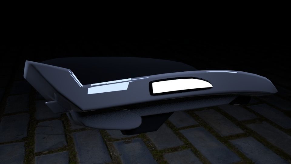 SciFi Vehicles Low-poly 3D model_3