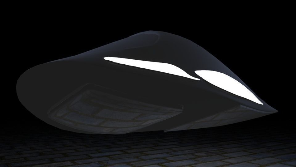 SciFi Vehicles Low-poly 3D model_15