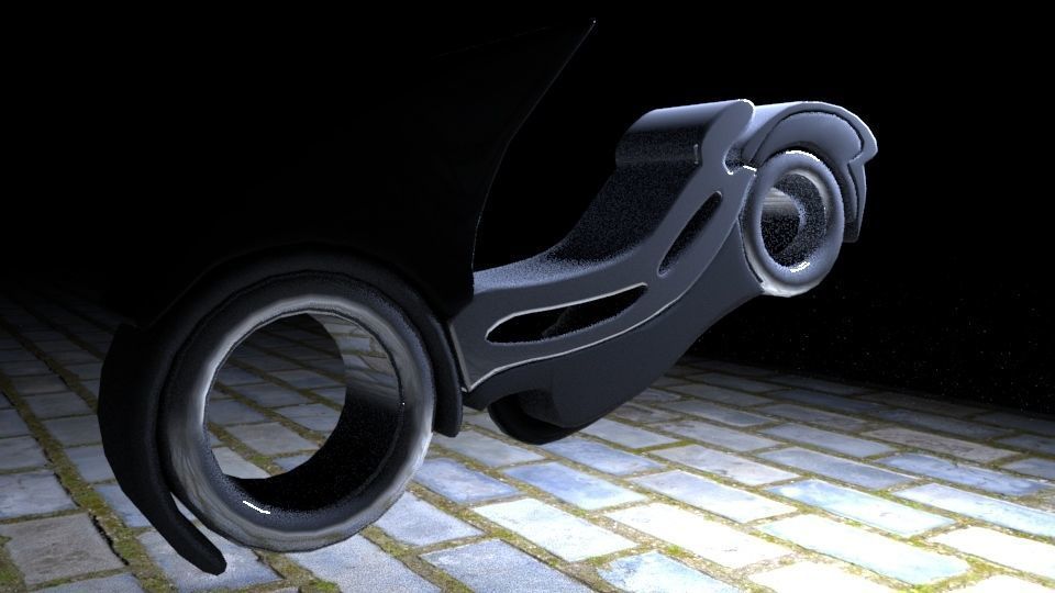 SciFi Vehicles Low-poly 3D model_8