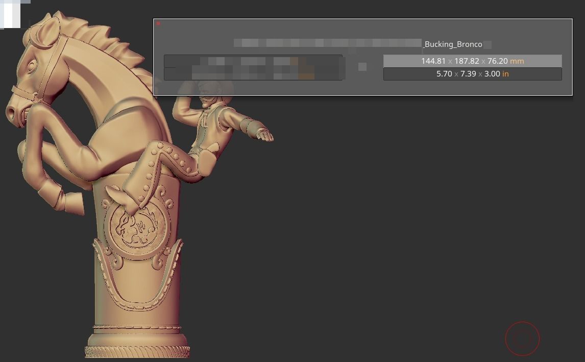 Bucking Bronco 3D print model_22