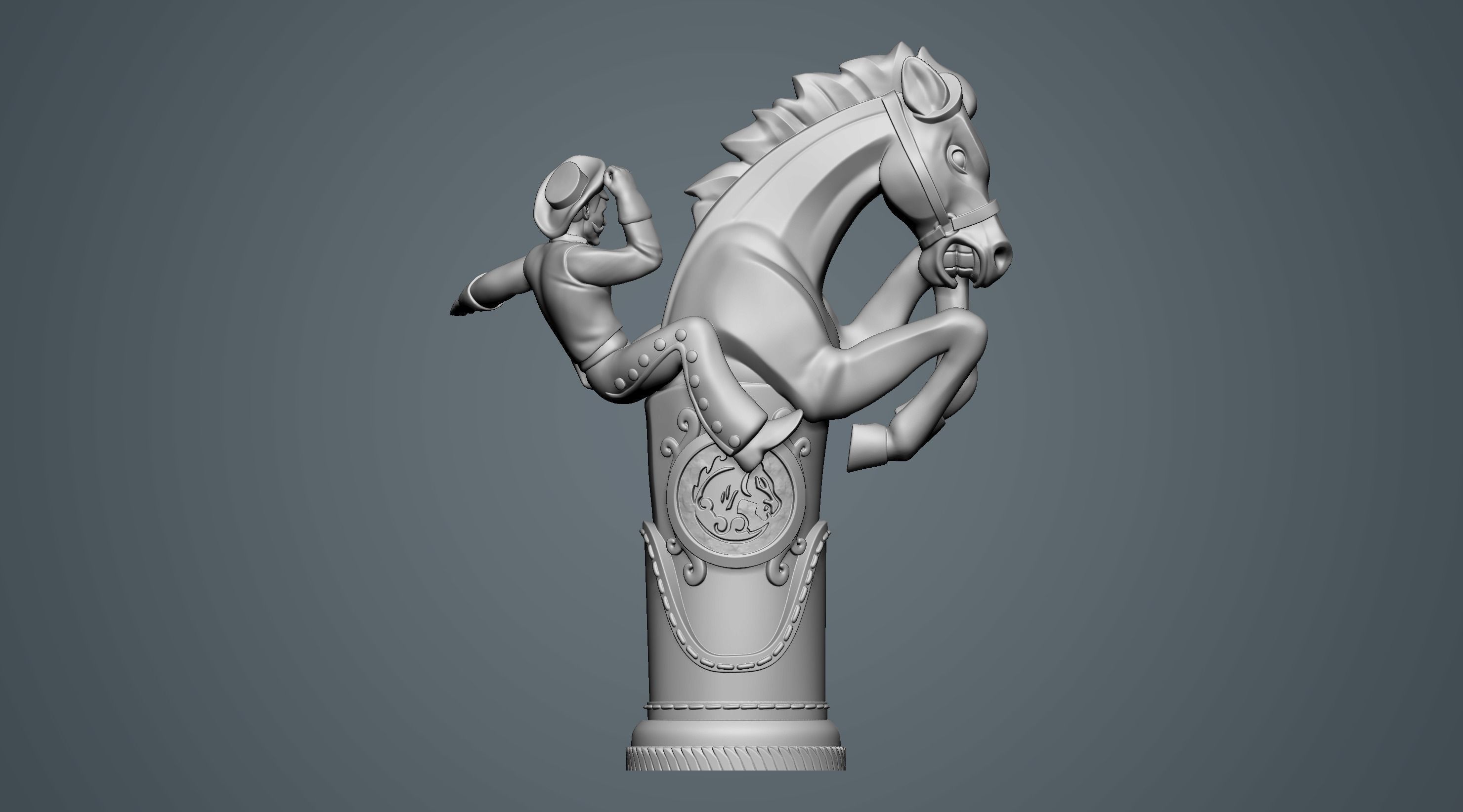 Bucking Bronco 3D print model_9