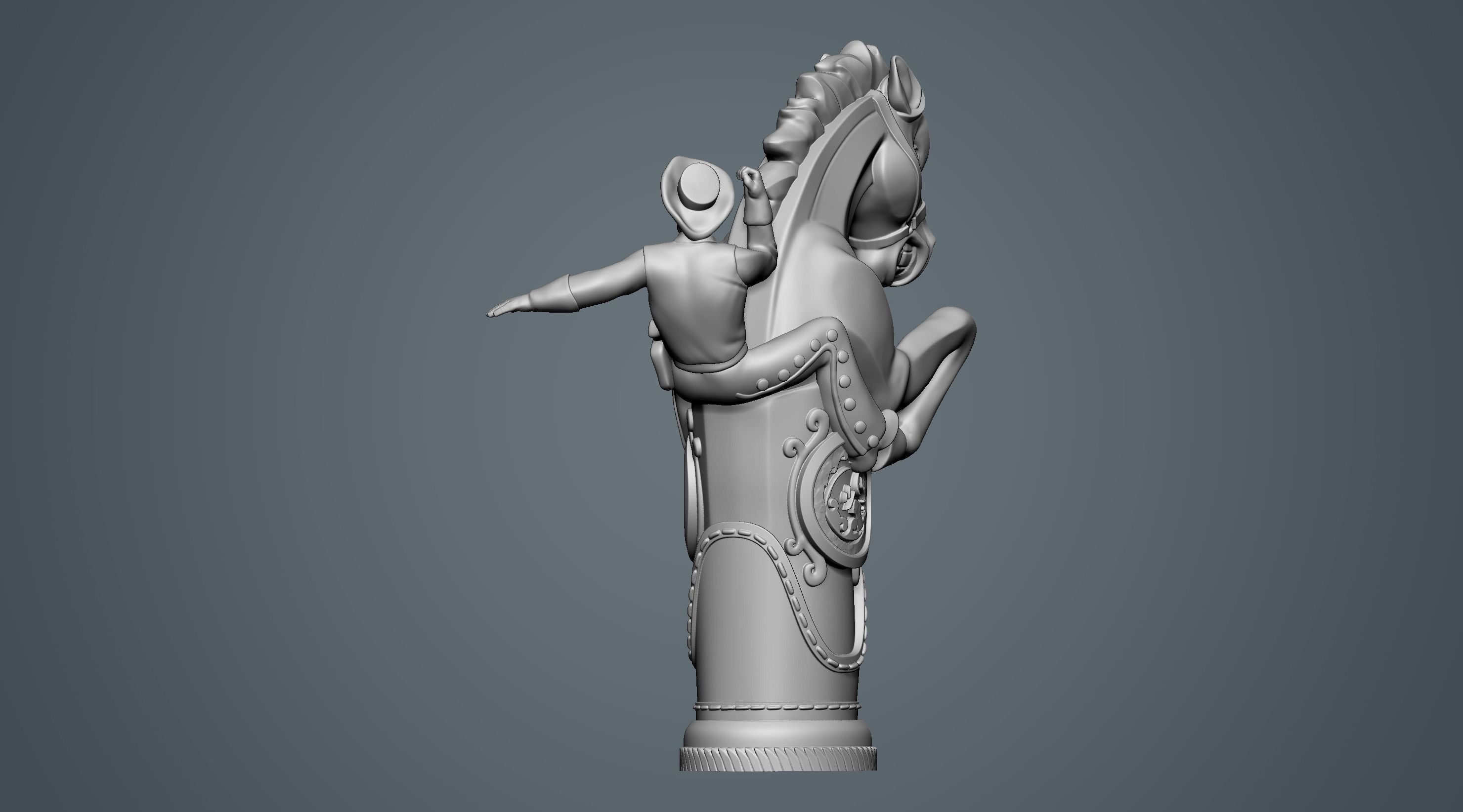 Bucking Bronco 3D print model_11