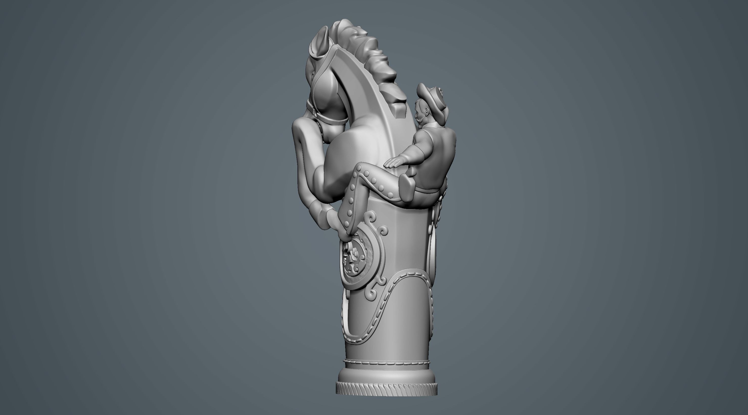 Bucking Bronco 3D print model_13