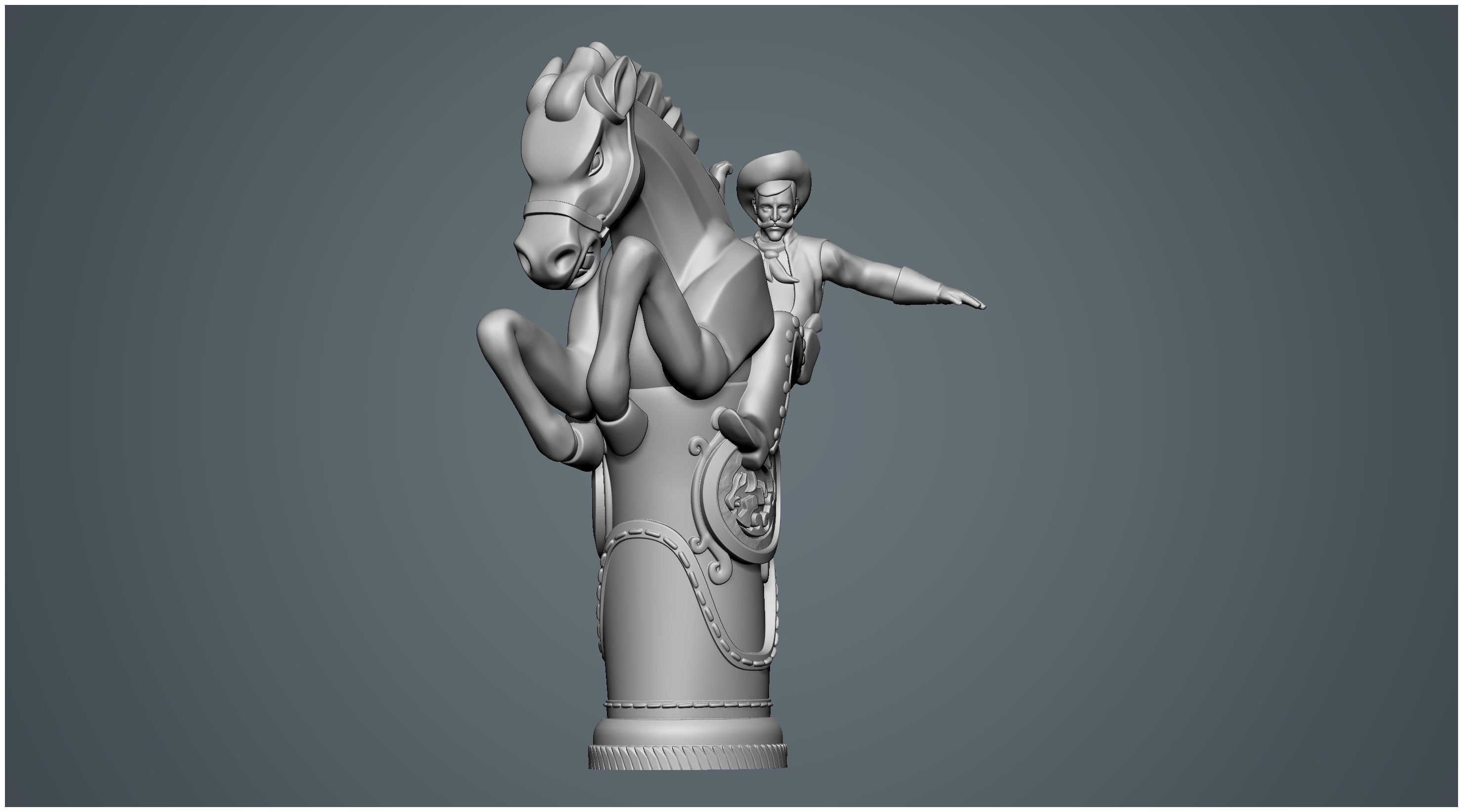 Bucking Bronco 3D print model_6