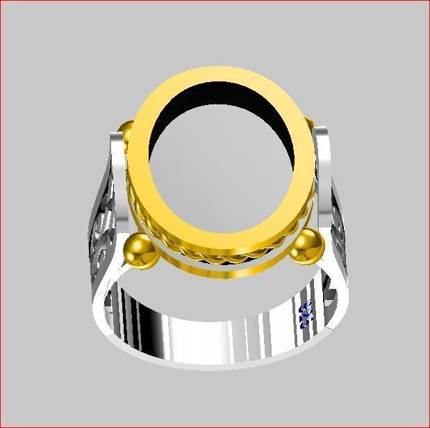 Men - Ring 3D print model_2