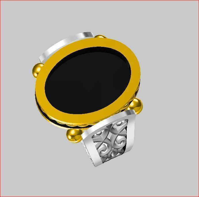 Men - Ring 3D print model_5
