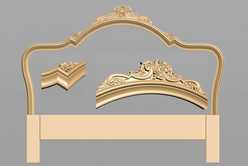 Bed Luxury  3D model_1