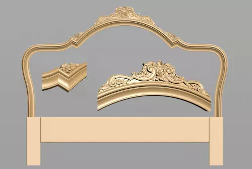 Bed Luxury  3D model_0