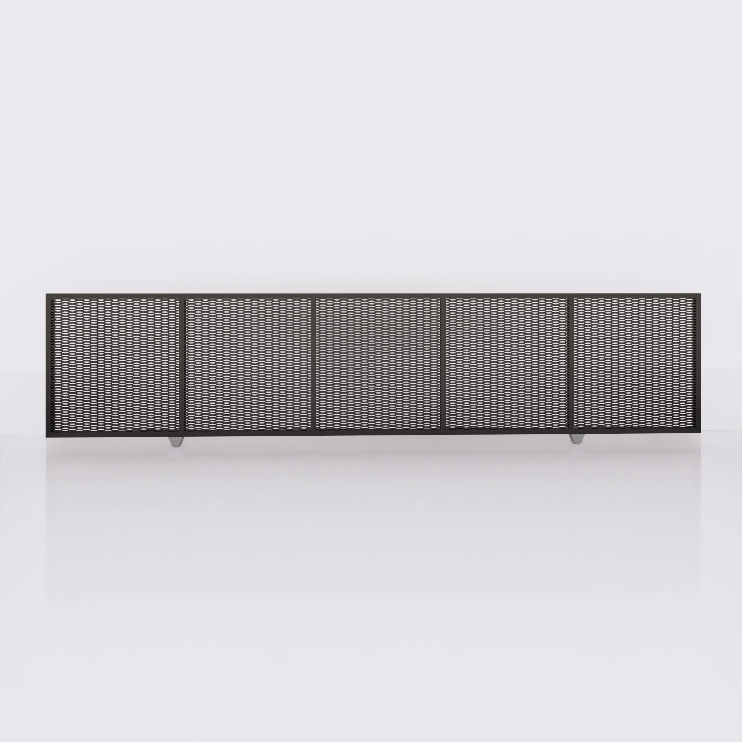 Sliding gate or door - Full parametric Revit Family 3D model_3