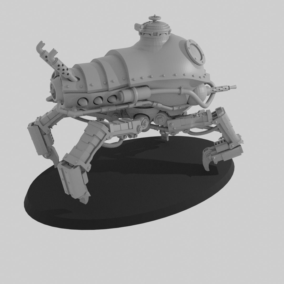 Crawler Mech Disintegrator 3D print model_2