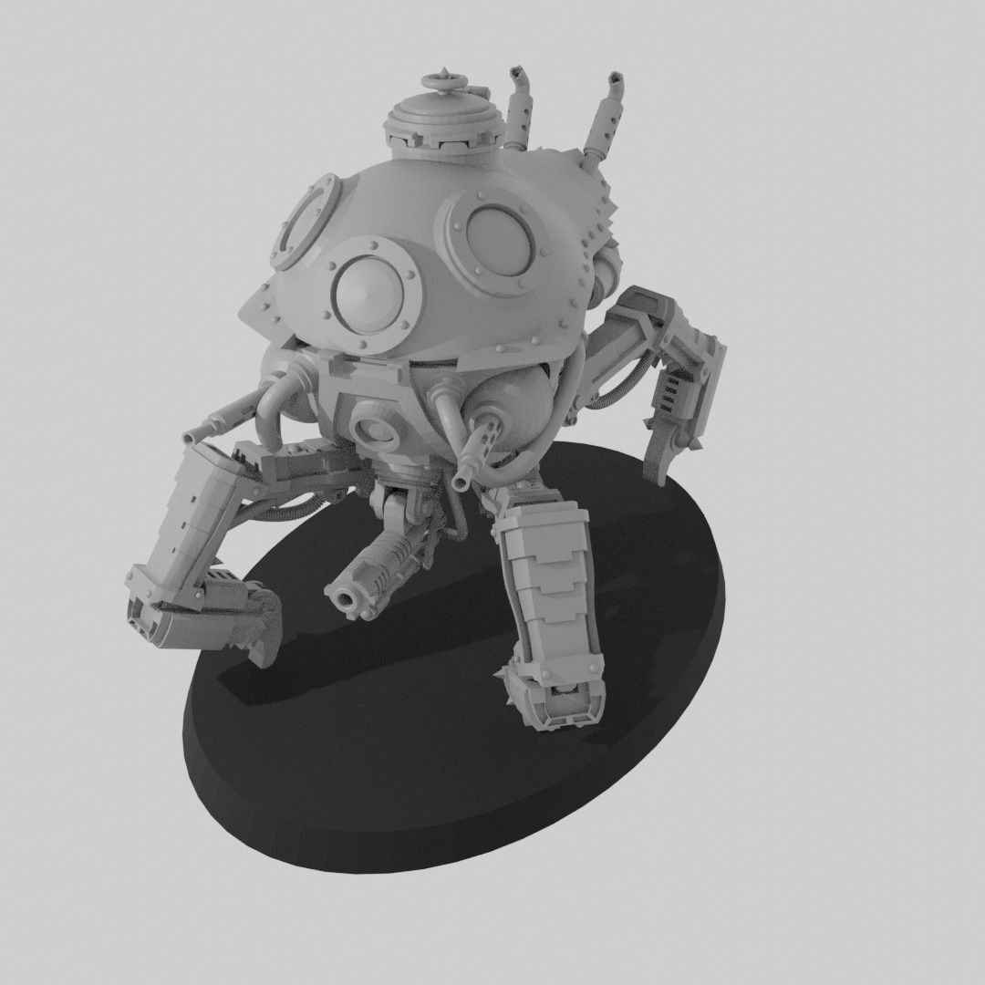 Crawler Mech Disintegrator 3D print model_3