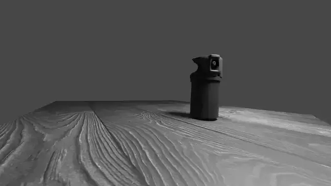 Military Gas pepper gas 50 ml Free 3D model