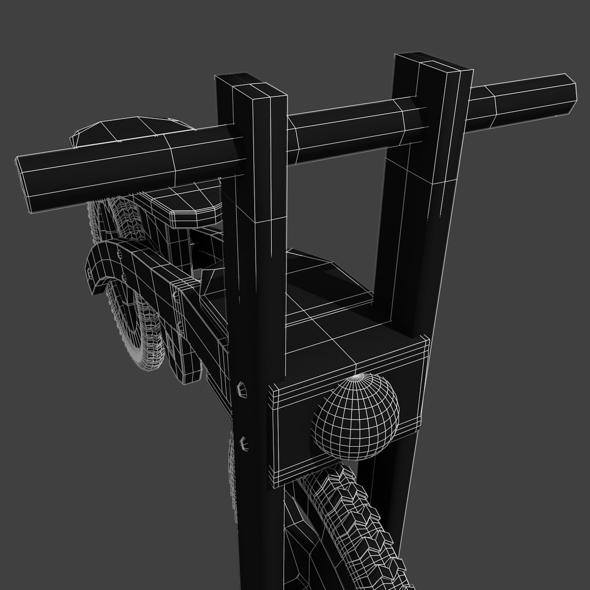 Kids Bicycle Free low-poly 3D model_14