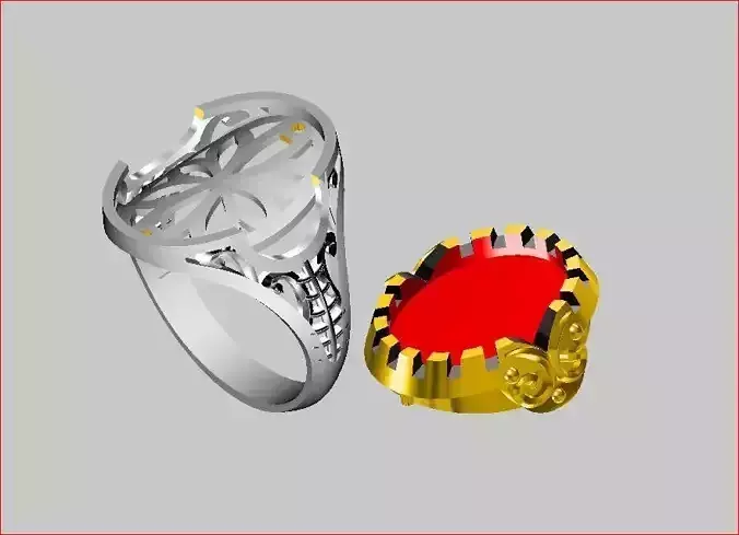 Men - Ring 3D print model