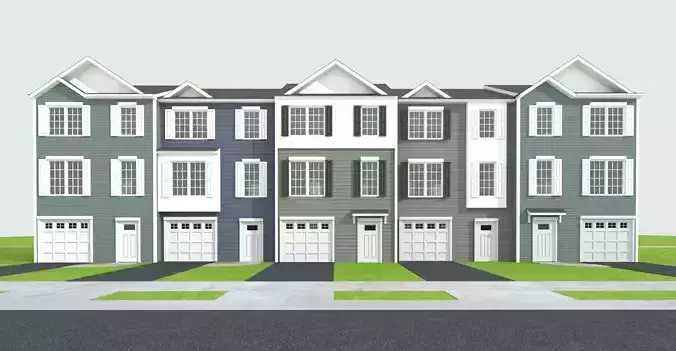 Cape Cod House 13 3D model