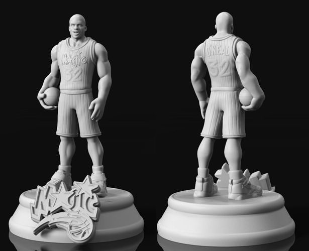 Shaquille o neal STL for 3D Print  3D print model